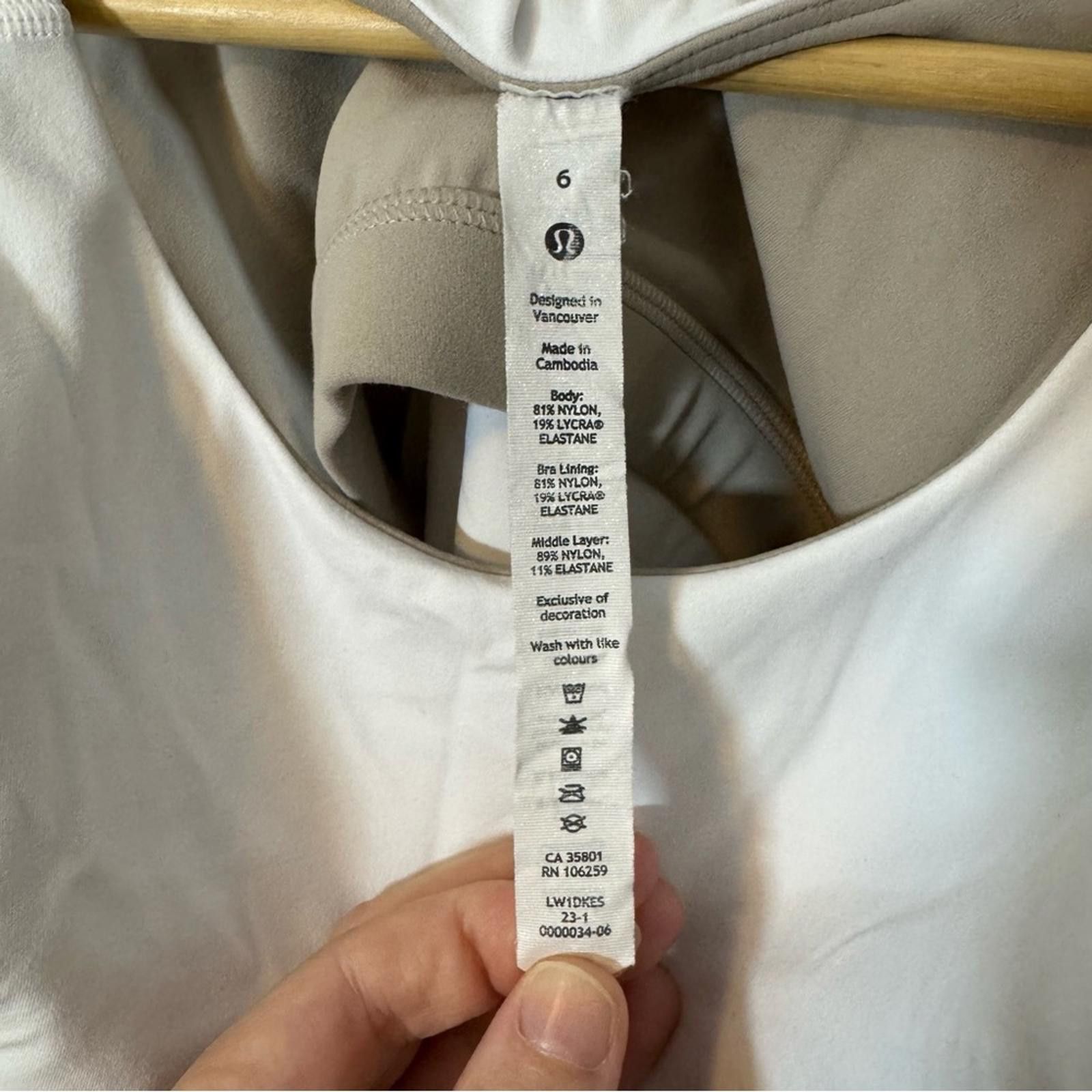 Lululemon Lululemon White Tank Top-6 Size M / US 6-8 / IT 42-44 - 5 Thumbnail