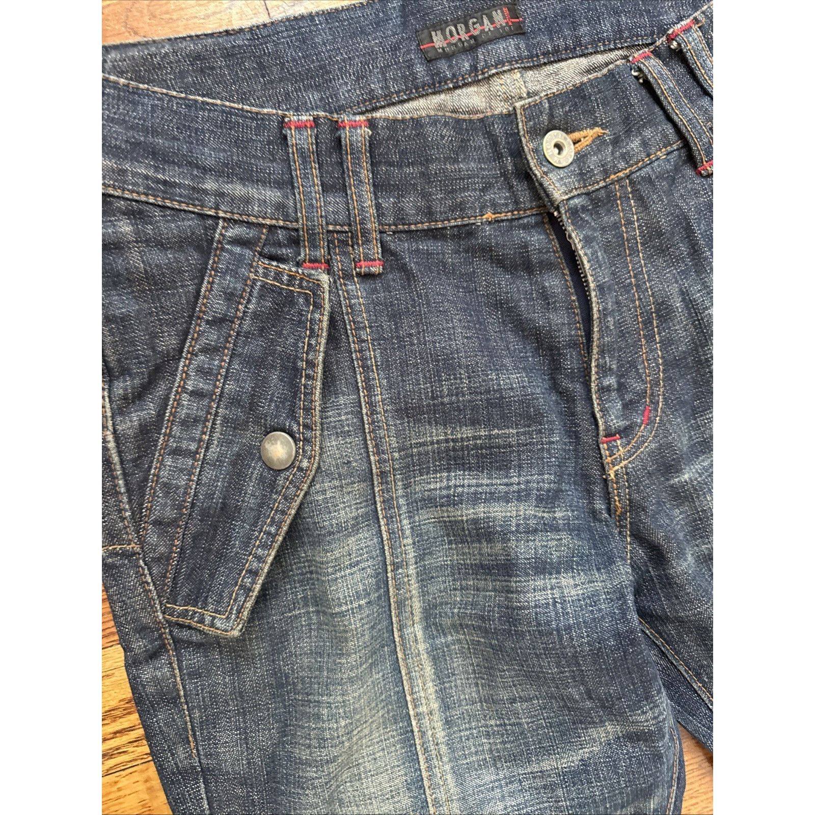 Morgan Homme Vintage Y2K Morgan Homme Ankle Zipper Bondage Denim Pants Size US 32 / EU 48 - 6 Thumbnail