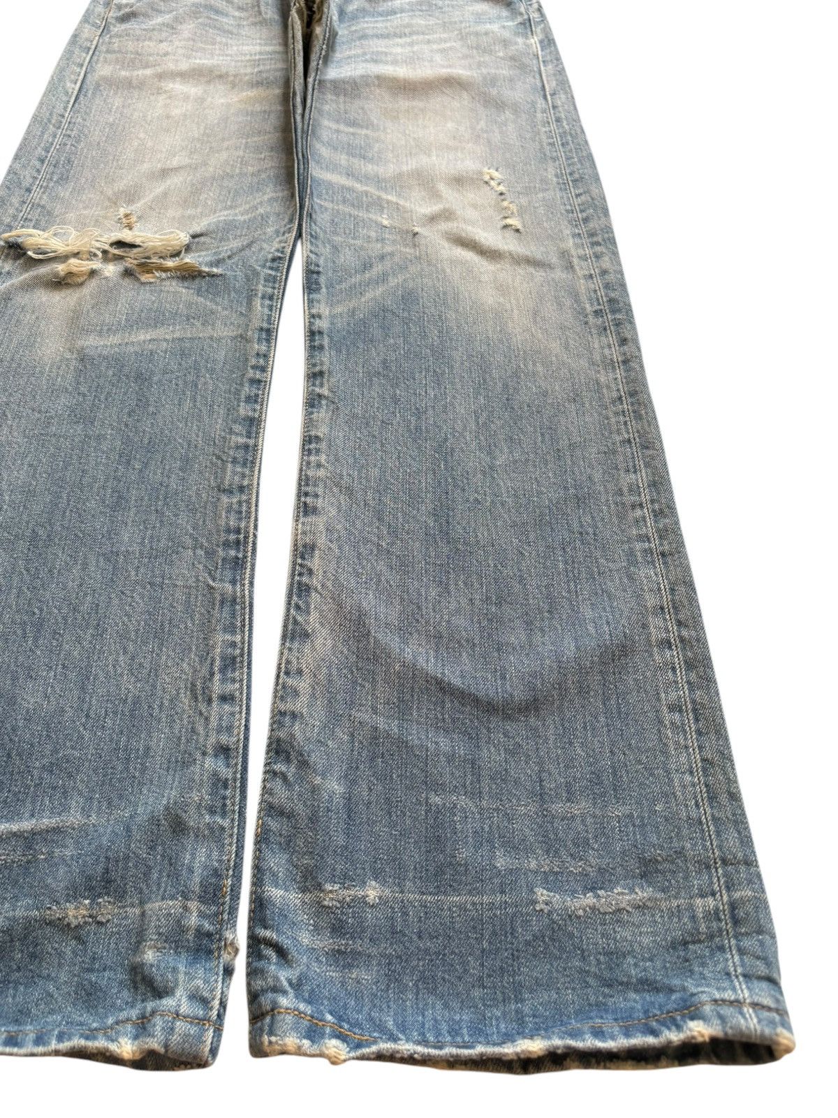 Levi's Vintage 90s Levis 501 Blue Wash Distressed Loose Baggy Jeans Size US 34 / EU 50 - 7 Thumbnail