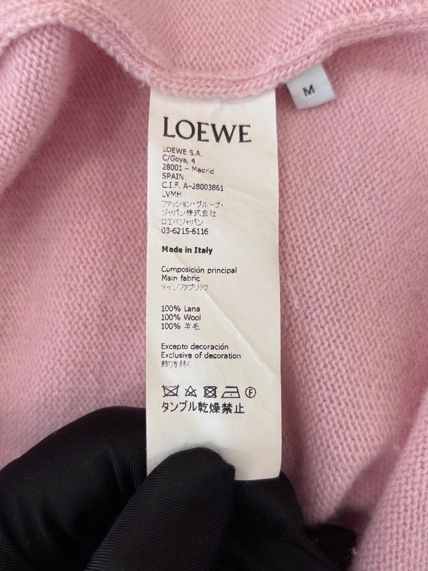 Loewe Loewe pink wool knit sweater women's M Size M / US 6-8 / IT 42-44 - 7 Thumbnail
