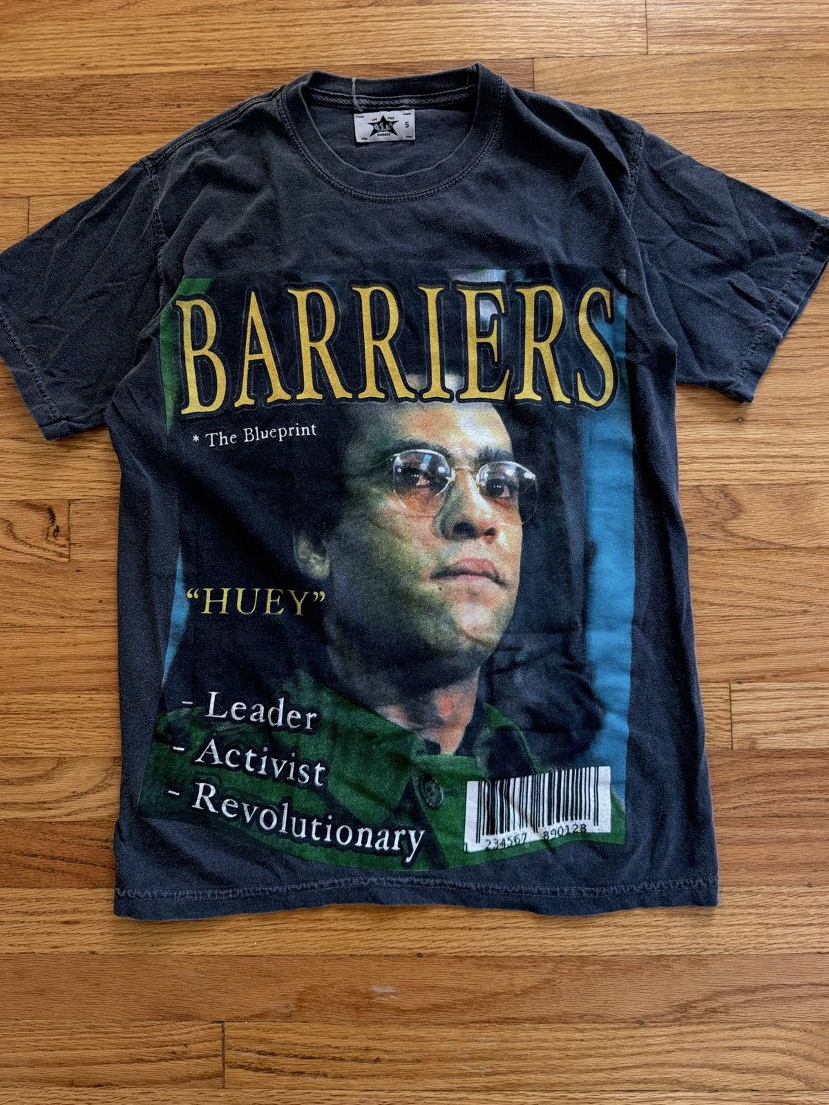 Barriers Barriers Huey P. Newton Tee Size US S / EU 44-46 / 1 - 2 Thumbnail