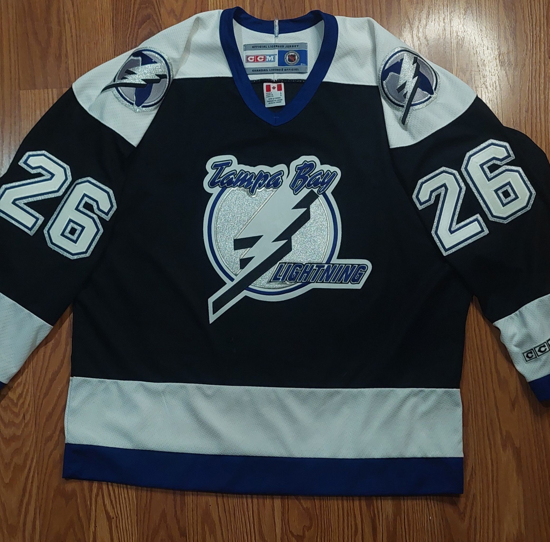 Ccm Authentic Tampa Bay Lightning Martin St Louis CCM MiC Jersey Size US L / EU 52-54 / 3 - 2 Thumbnail