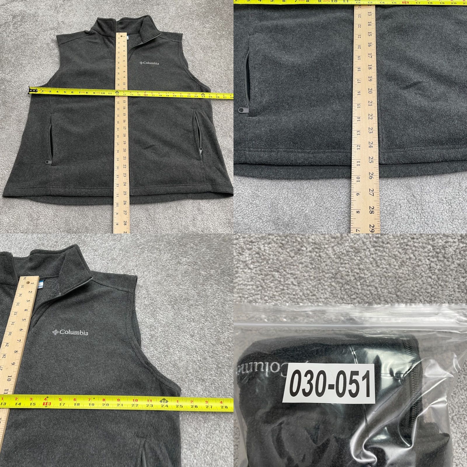 Vintage Columbia Vest Men XL Gray Full Zip Pockets Outdoor Hiking Steens Mountain Classic Classic, Outdoor, Sports Size US XL / EU 56 / 4 - 8 Thumbnail