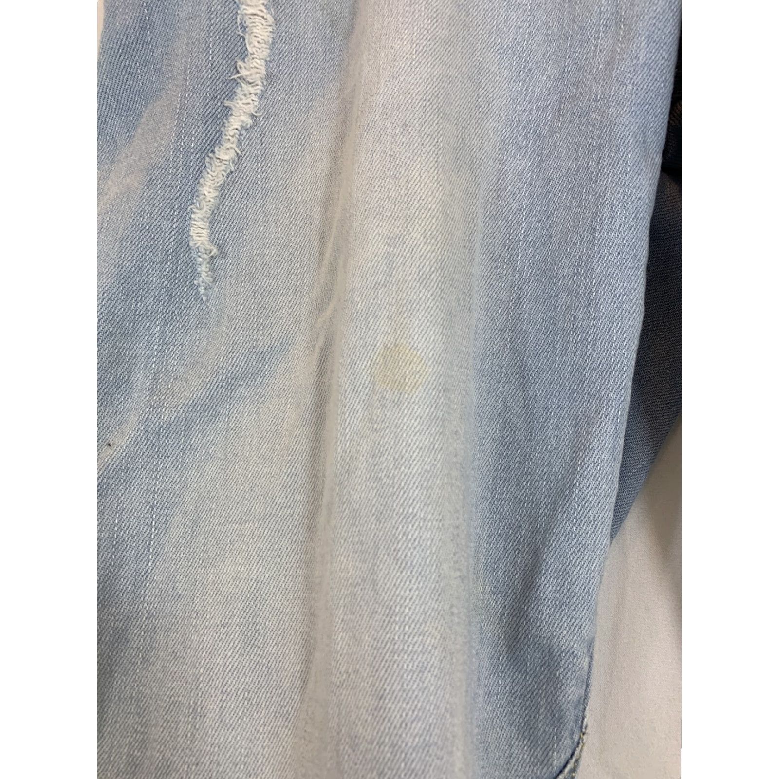 Vintage Rock & Republic Jeans Skinny Womens Size 8 Light Wash Distressed Jeans Size 30" / US 8 / IT 44 - 4 Thumbnail