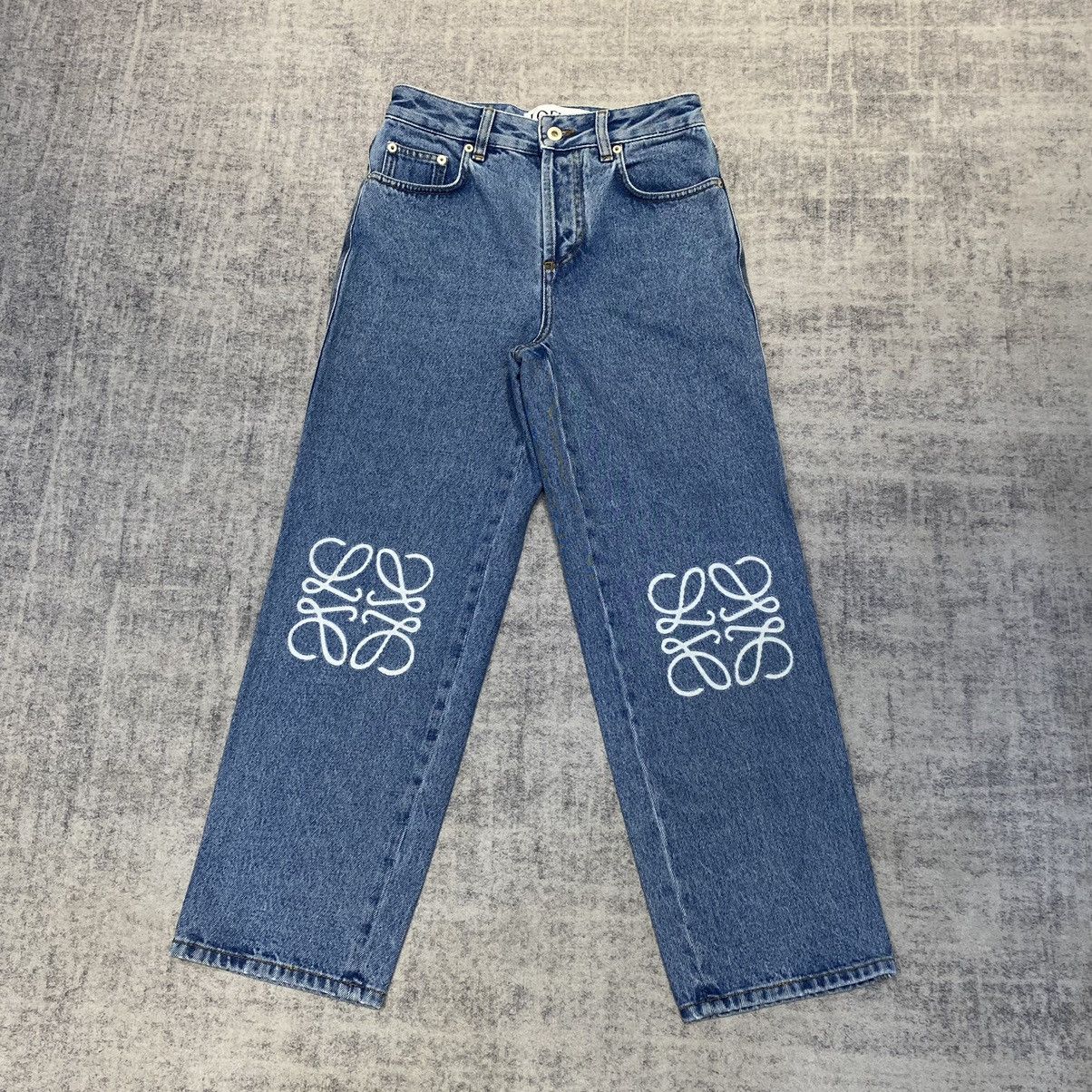Loewe LOEWE Anagram Cropped Jeans Size 24" / US 00 / IT 34 - 1 Thumbnail