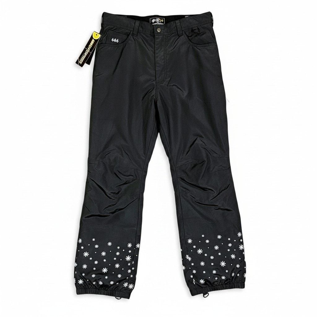 686 Vintage 686 Enterprises Men's Medium Black Snowboarding NWT Size US 34 / EU 50 - 1 Thumbnail