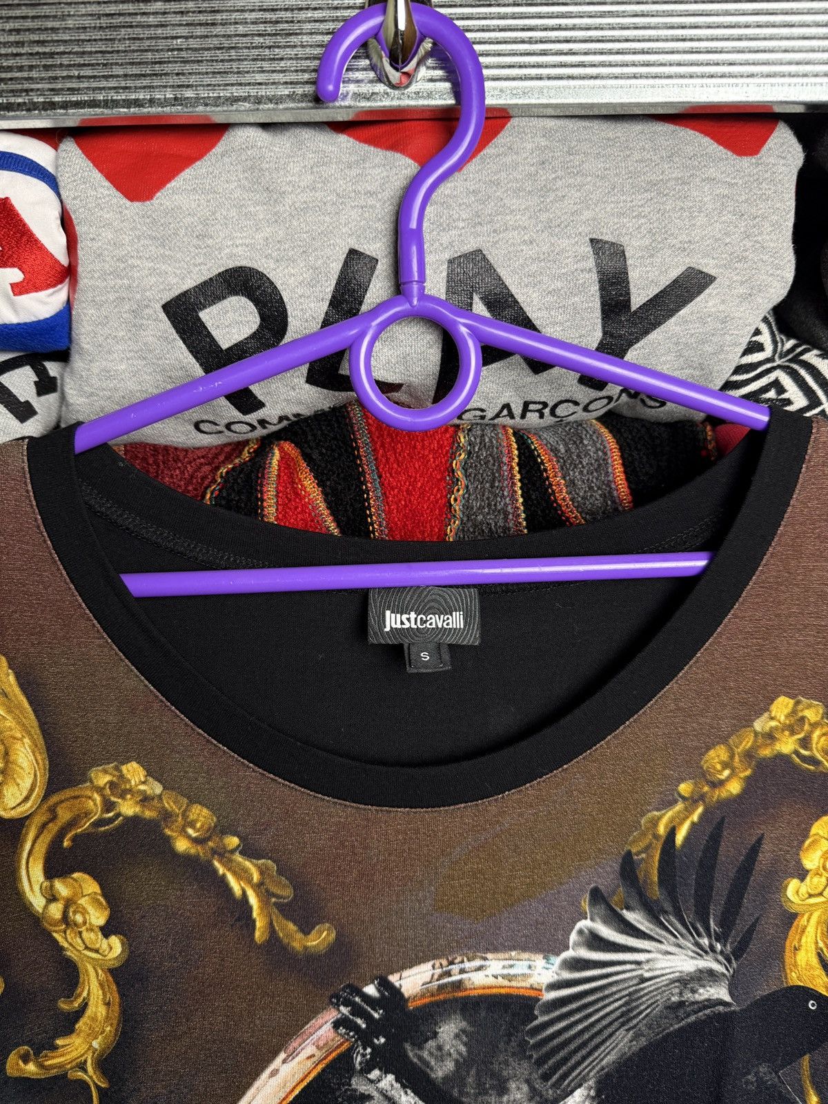 Just Cavalli Just Cavalli Tee T Shirt Over Print Size US S / EU 44-46 / 1 - 7 Thumbnail