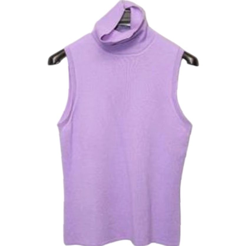 Vintage VINTAGE Masgaschoni 100% Cashmere Women's Sweater Size L Shirt Womens Purple 90s Masgaschoni 100% Cashmere Women's Sweater Size L Size L / US 10 / IT 46 - 2 Thumbnail