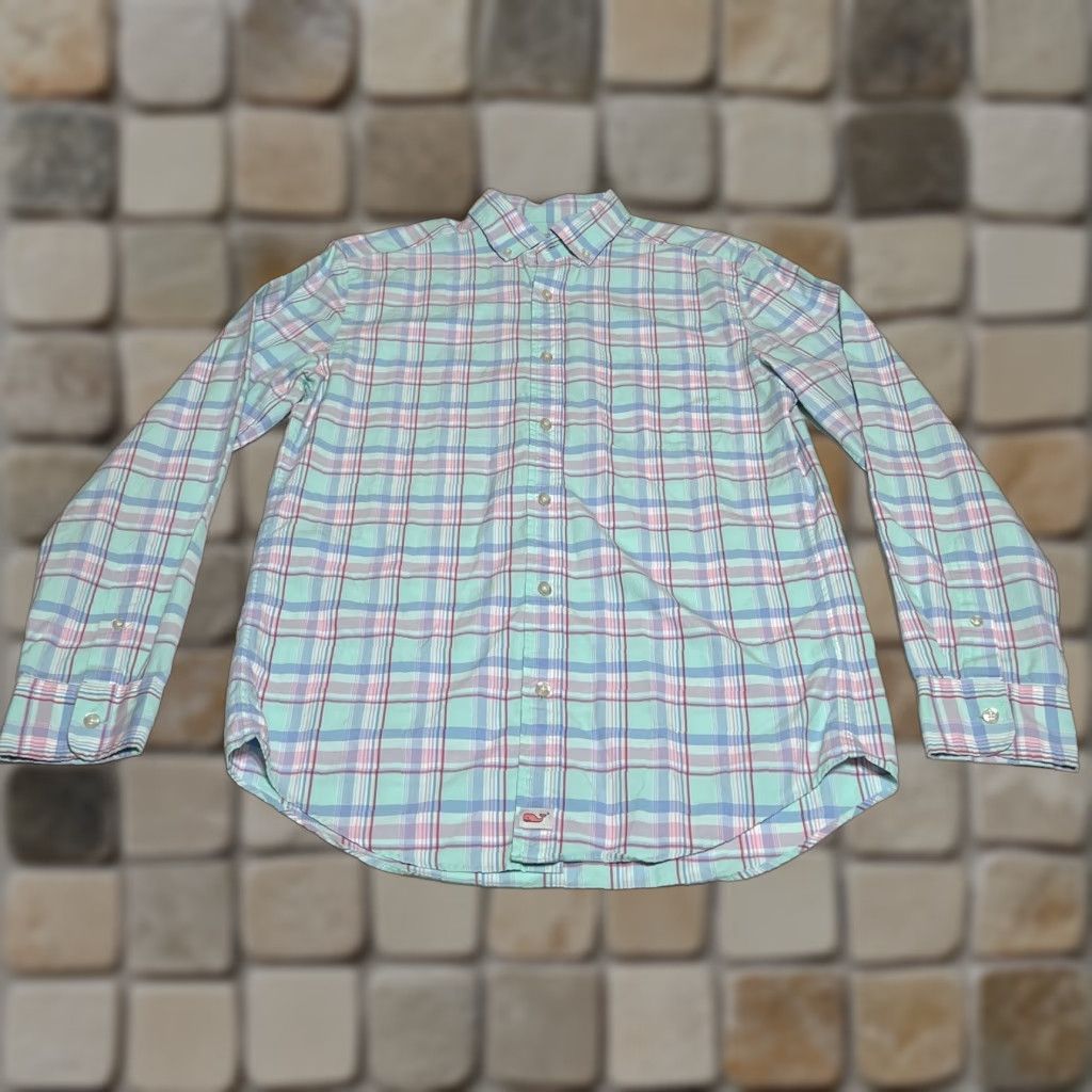 Vineyard Vines Vineyard Vines Murray Shirt Mens Classic Fit Plaid Long Sleeve Button-Up Size S Multicolor Size US S / EU 44-46 / 1 - 1 Thumbnail