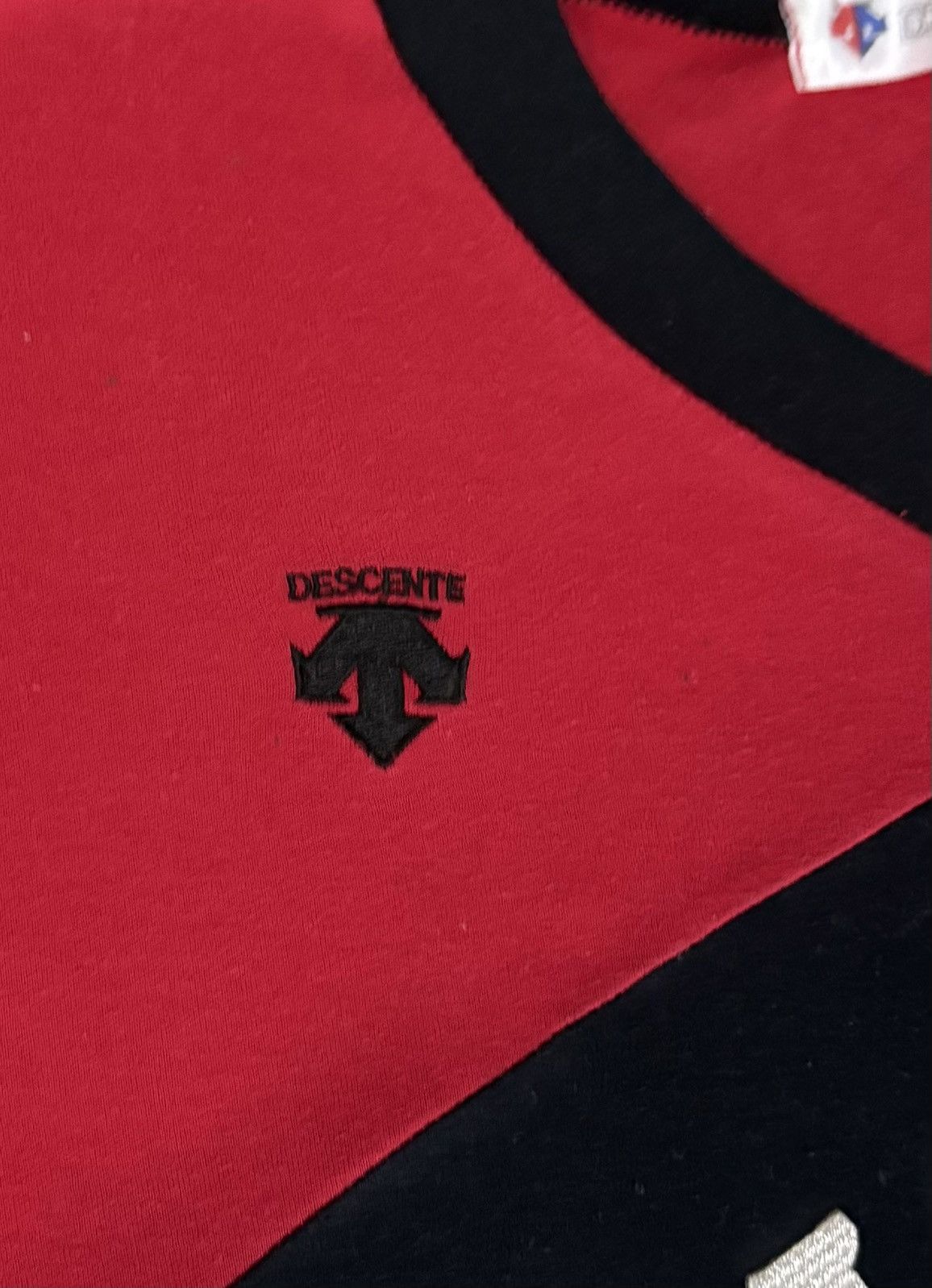 Descente × Japanese Brand Vintage DESCENTE SANSHO 12 Long Sleeve Soccer Jersey Size US S / EU 44-46 / 1 - 4 Thumbnail