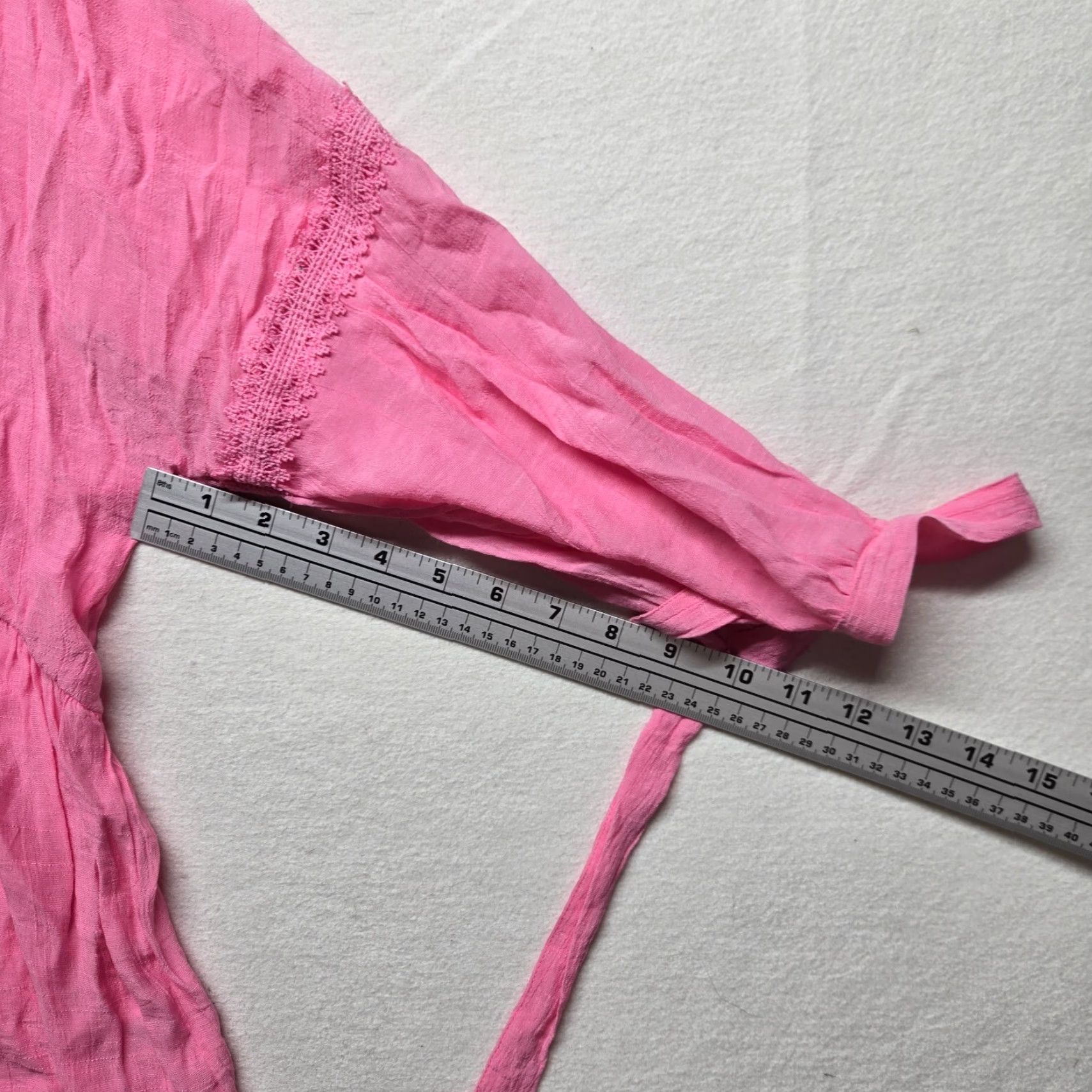Vintage VINTAGE Cato Blouse Shirt Adult Women's Size M Long Sleeve Solid Pink Size M / US 6-8 / IT 42-44 - 5 Thumbnail