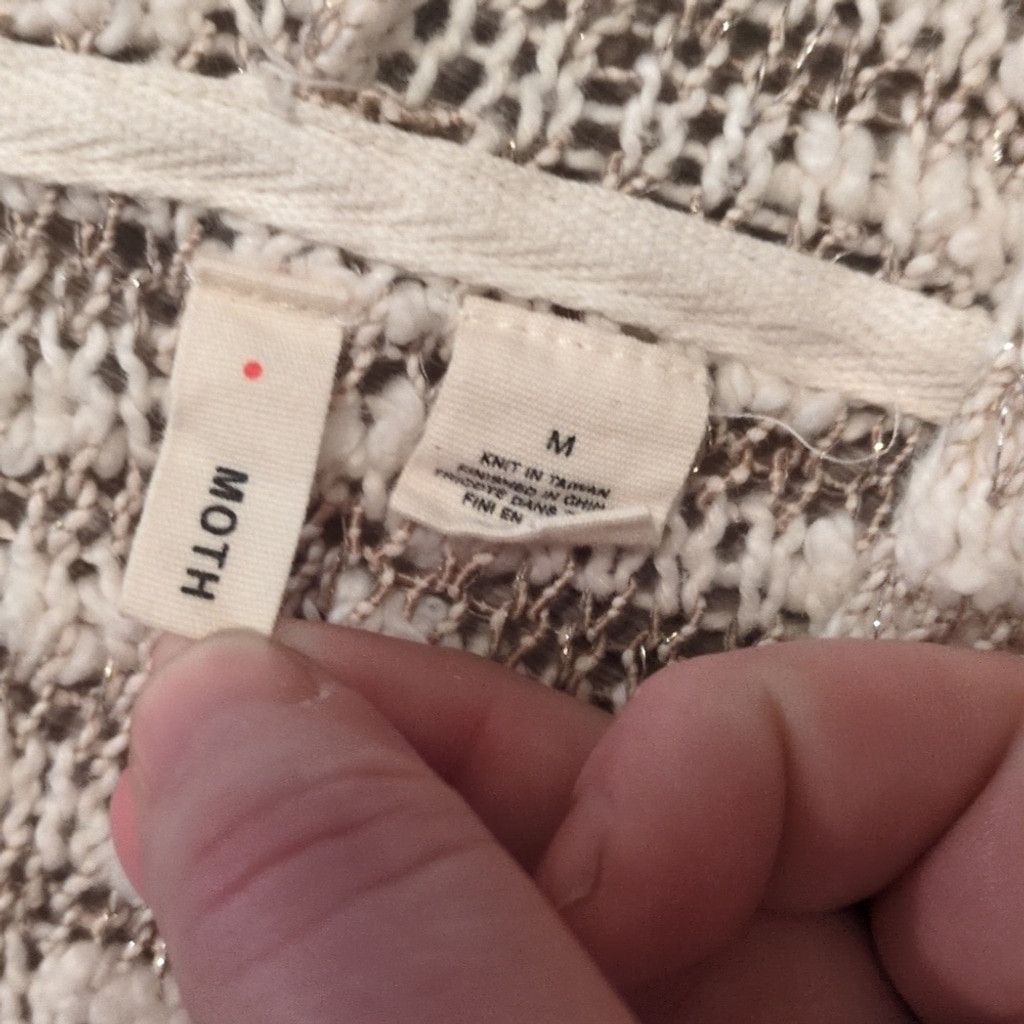 Anthropologie Moth by Anthropologie open Cardigan with hood size medium Size M / US 6-8 / IT 42-44 - 5 Thumbnail