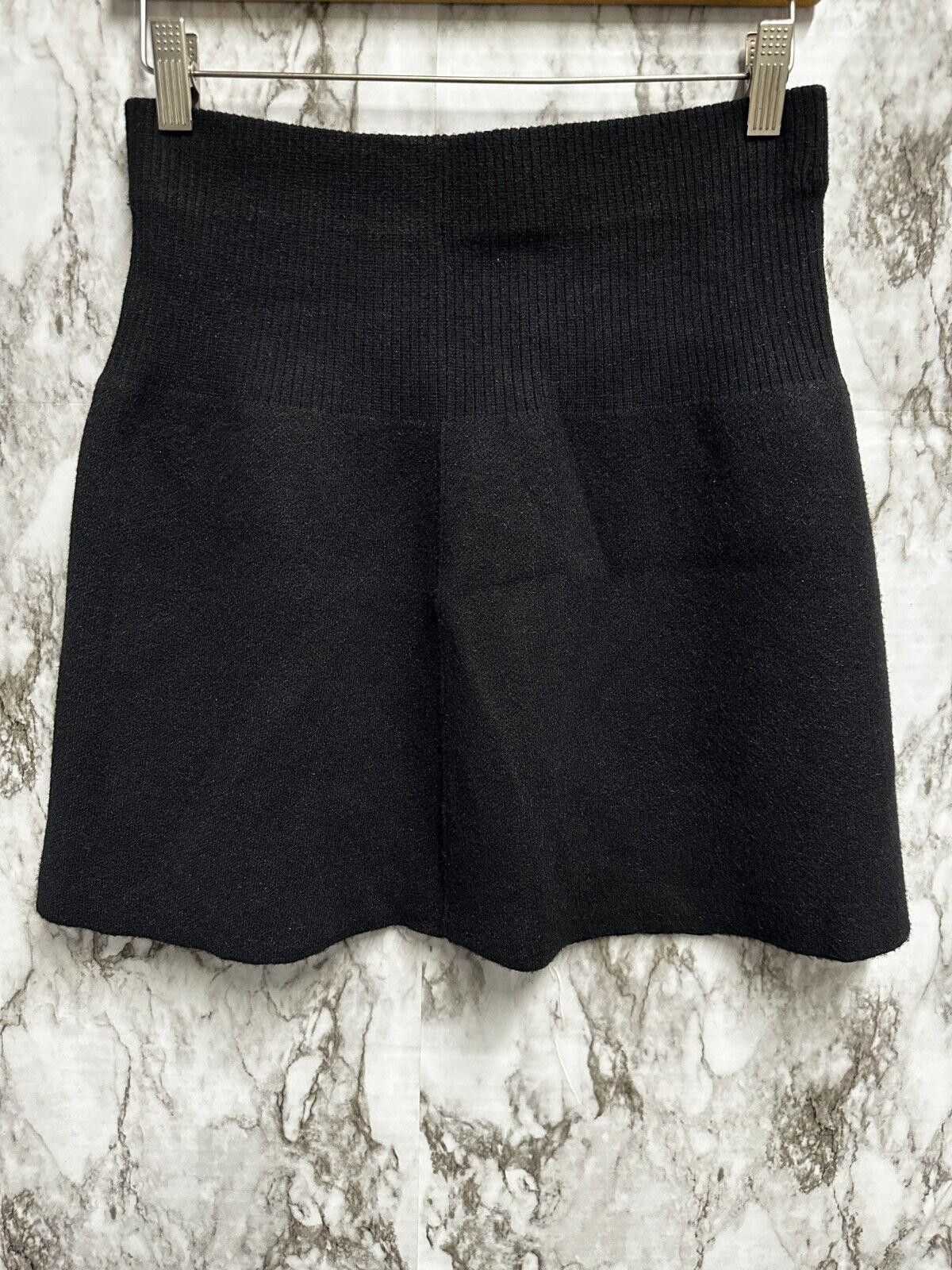 Zara Zara Knit warm Black skirt size M Size 32" / US 10 / IT 46 - 1 Thumbnail