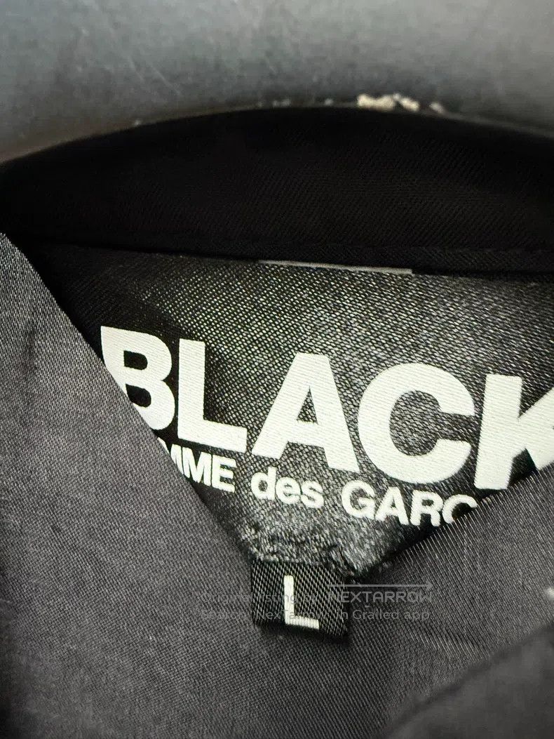 Comme des Garcons Comme des Garcons Embroidered Snap Button Silk Jacket Size L / US 10 / IT 46 - 4 Thumbnail