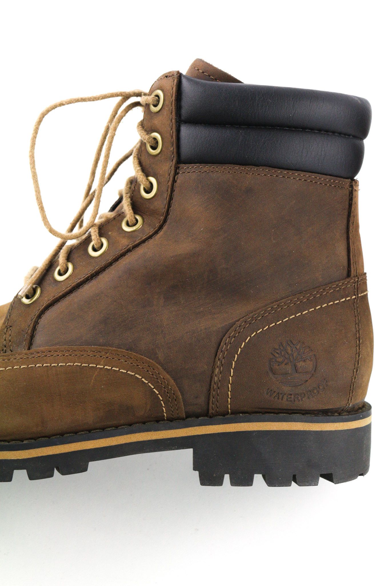 Timberland 6857B UK8 Brown Leather Aged Waterproof Boots 79964 Size US 8.5 / EU 41-42 - 12 Thumbnail