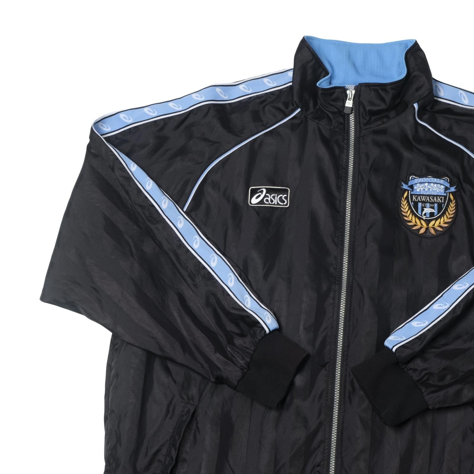Asics 1996/97 Kawasaki Frontale Football Jacket J-League (XL) Size US XL / EU 56 / 4 - 3 Thumbnail