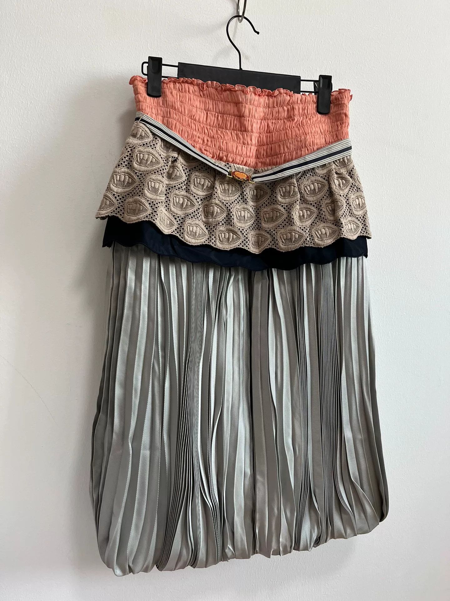 Jun Takahashi Undercover Teeth Convertible Skirt Dress Size 36" / US 14 / IT 50 - 1 Thumbnail