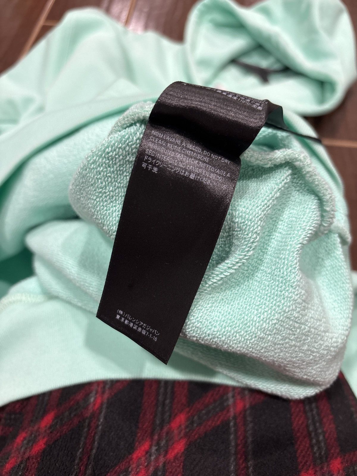 Balenciaga NEW Balenciaga Logo Hoodie Turquesa Turquoise SZ M/Fits XL Size US XL / EU 56 / 4 - 9 Thumbnail