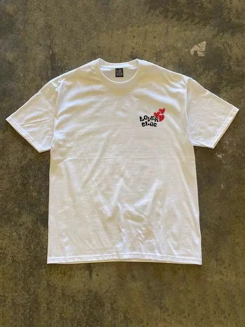 Japanese Brand White casual retro heart-shaped printed cotton t-shirt Size US M / EU 48-50 / 2 - 4 Thumbnail