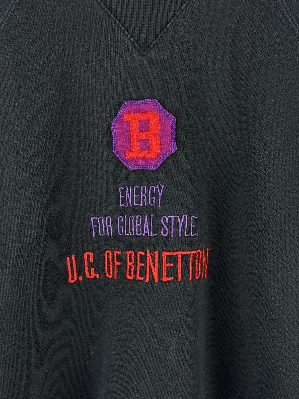 United Colors Of Benetton United Colors Of Benetton Embroidered Sweatshirt Pullover Size US M / EU 48-50 / 2 - 8 Thumbnail