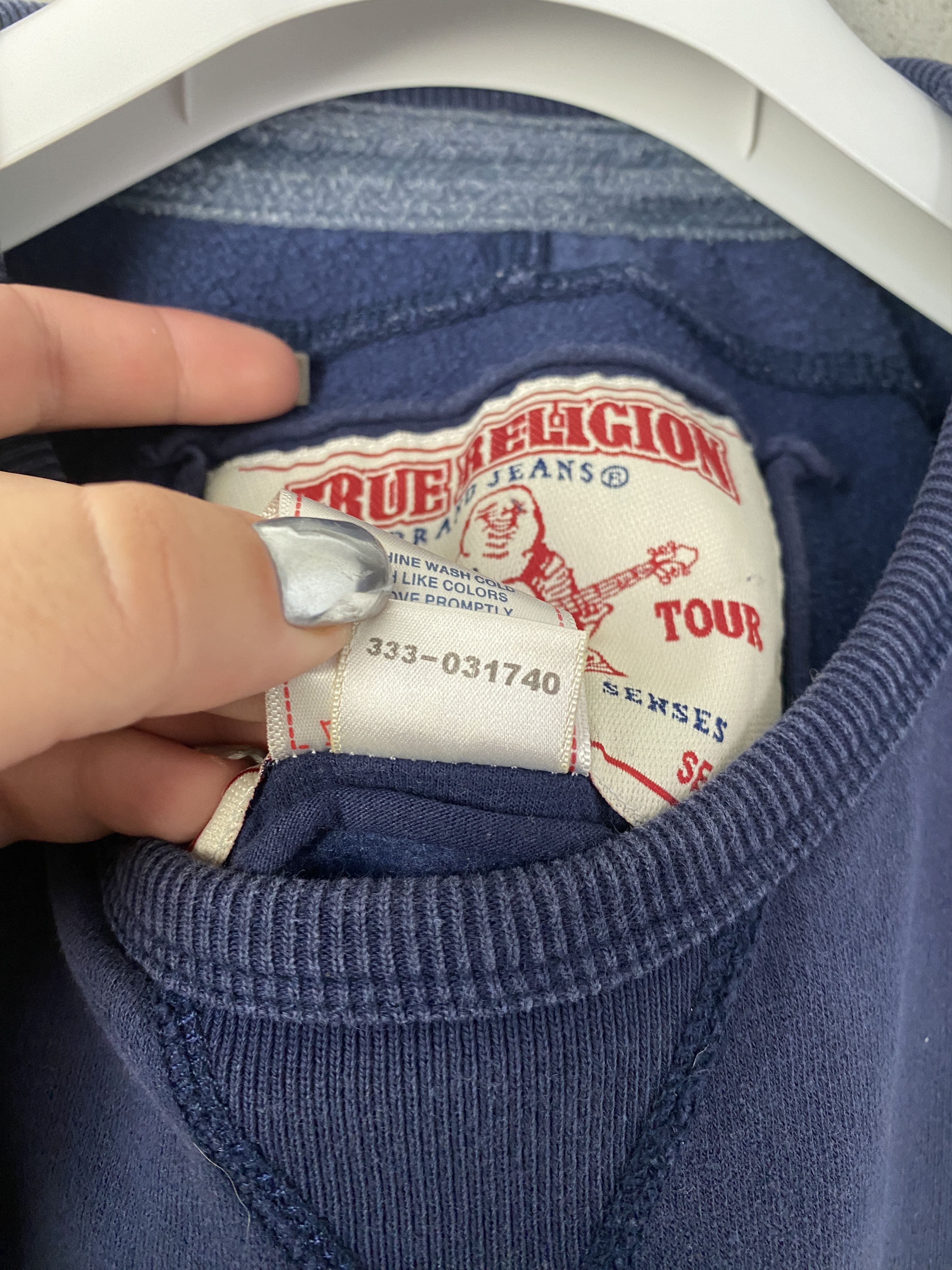 True Religion True Religion small logo crewneck sweatshirt Size US XL / EU 56 / 4 - 6 Thumbnail