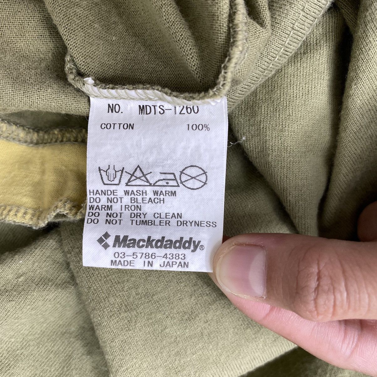 Japanese Brand MACKDADDY Japanese Brand Pocket Plain Green Short Sleeve Size US XL / EU 56 / 4 - 7 Thumbnail
