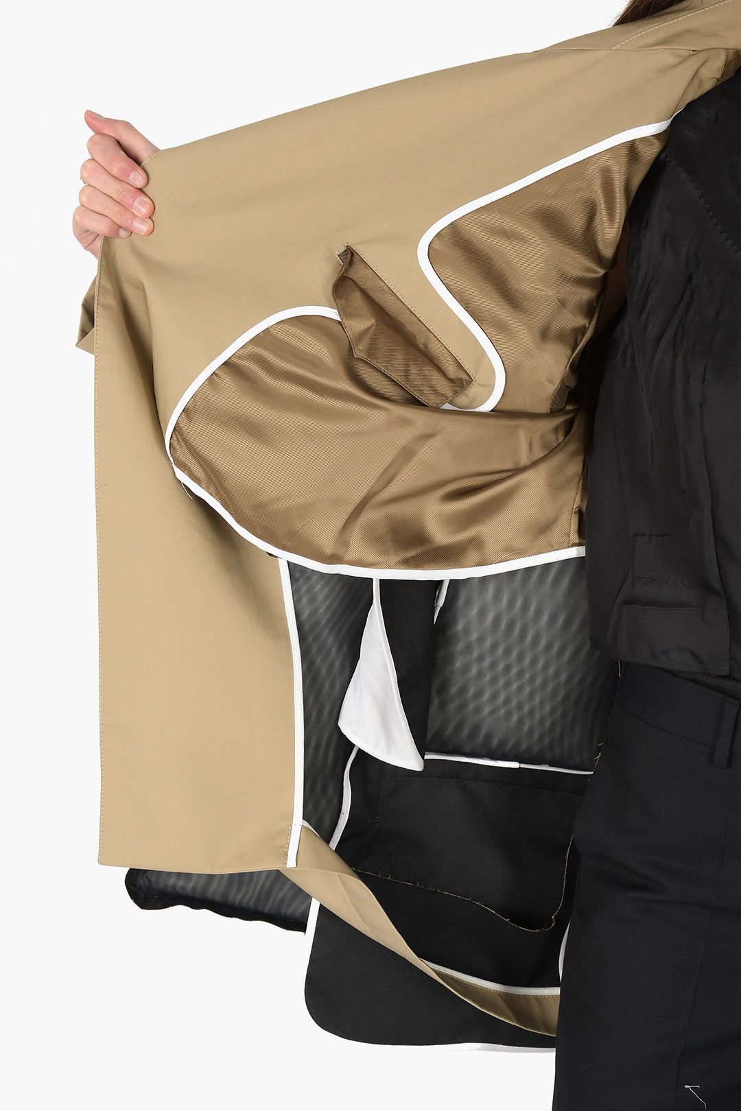 Maison Margiela o1tko10125 Padded Deconstructed Jacket in Beige Size XS / US 0-2 / IT 36-38 - 5 Thumbnail