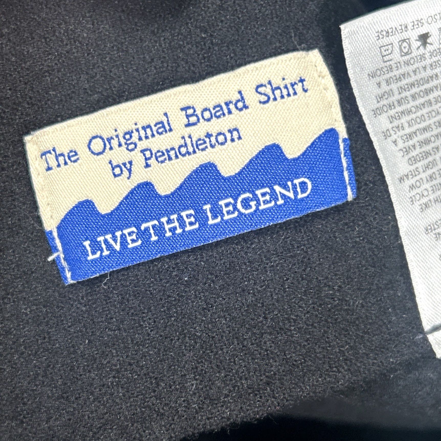 Pendleton VINTAGE Pendleton Board Shirt Mens Large Black Wool Button-Up Collared Pocket All Seasons Autumn Winter 90s Theme Classic Outdoor Mens Size US L / EU 52-54 / 3 - 7 Thumbnail
