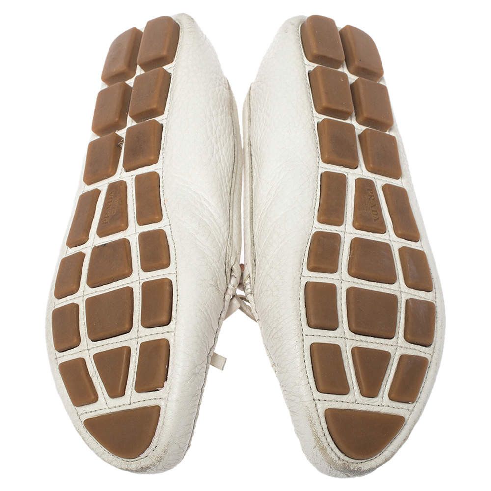Prada o1la1rc1a0724 Loafer in White Size US 7.5 / IT 37.5 - 5 Thumbnail