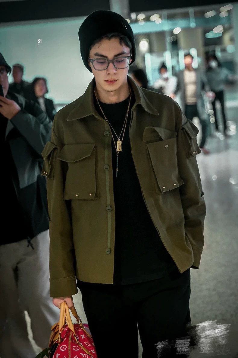 LV Satin Embroidered Jacket