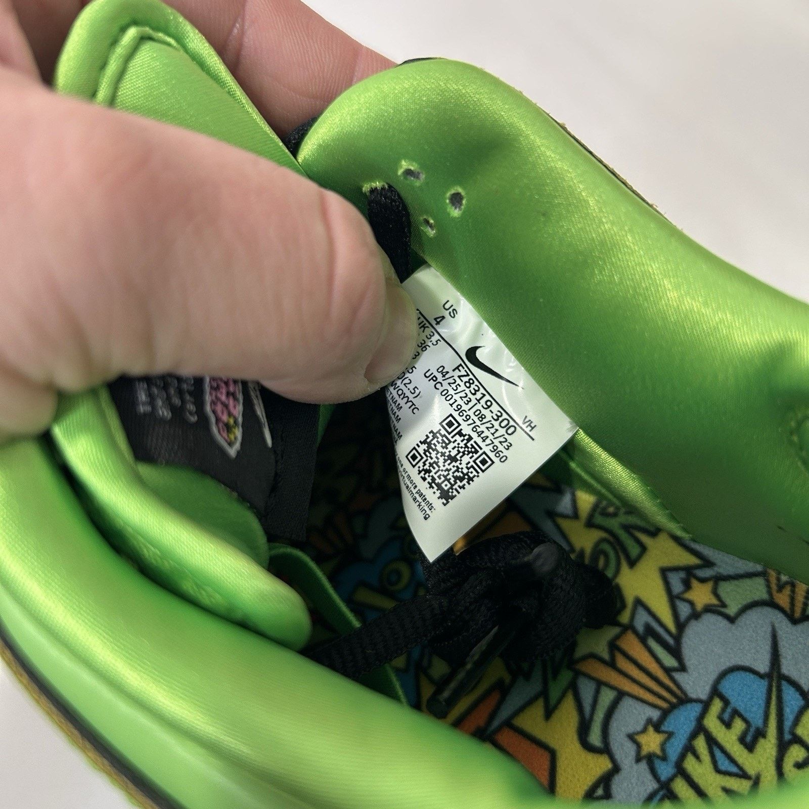 Nike Nike SB Dunk Low QS The Powerpuff Girls “Buttercup” Size US 5.5 / IT 35.5 - 6 Thumbnail