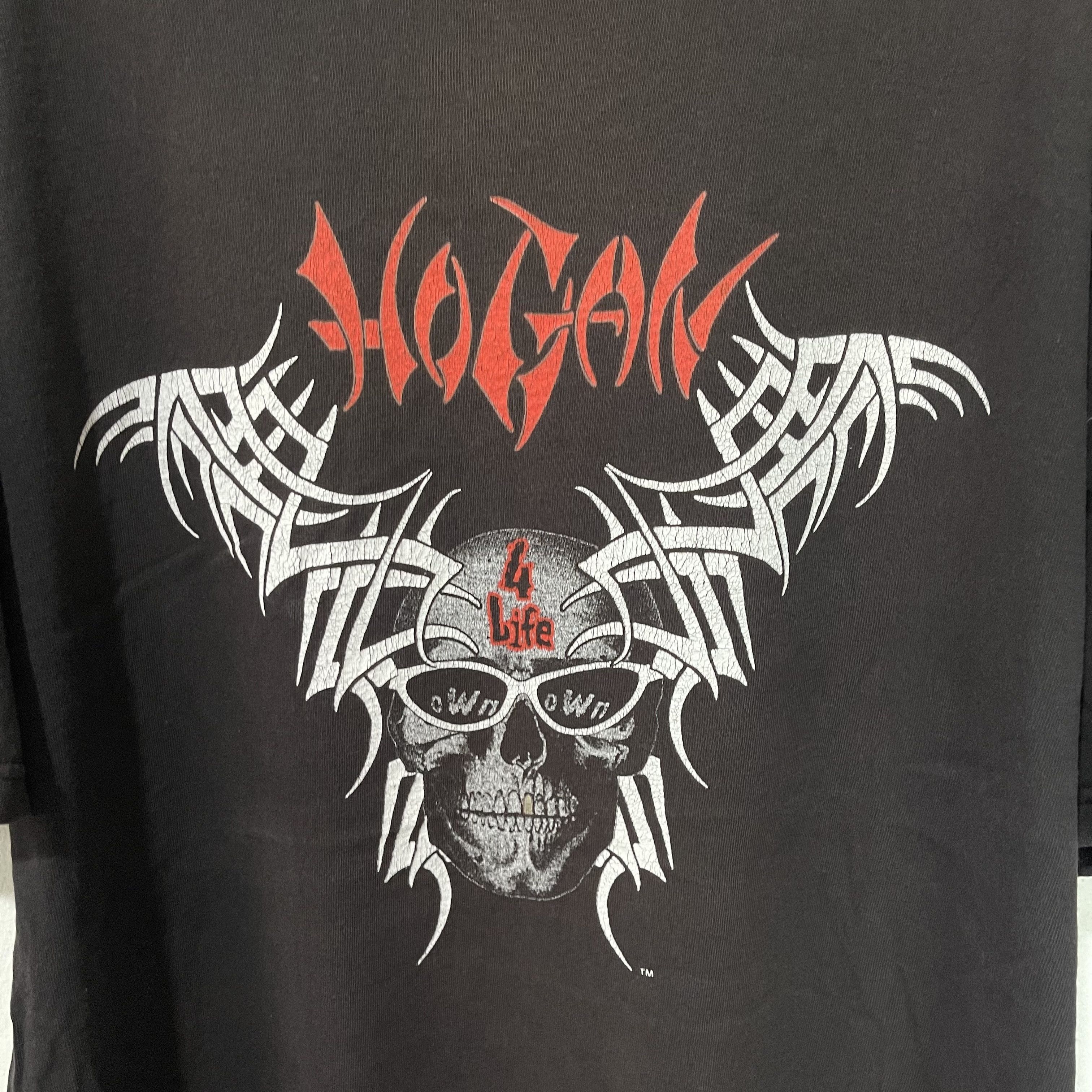 Vintage Vintage 90s Hulk Hogan WWE Wrestling T-Shirt Size US XL / EU 56 / 4 - 2 Thumbnail