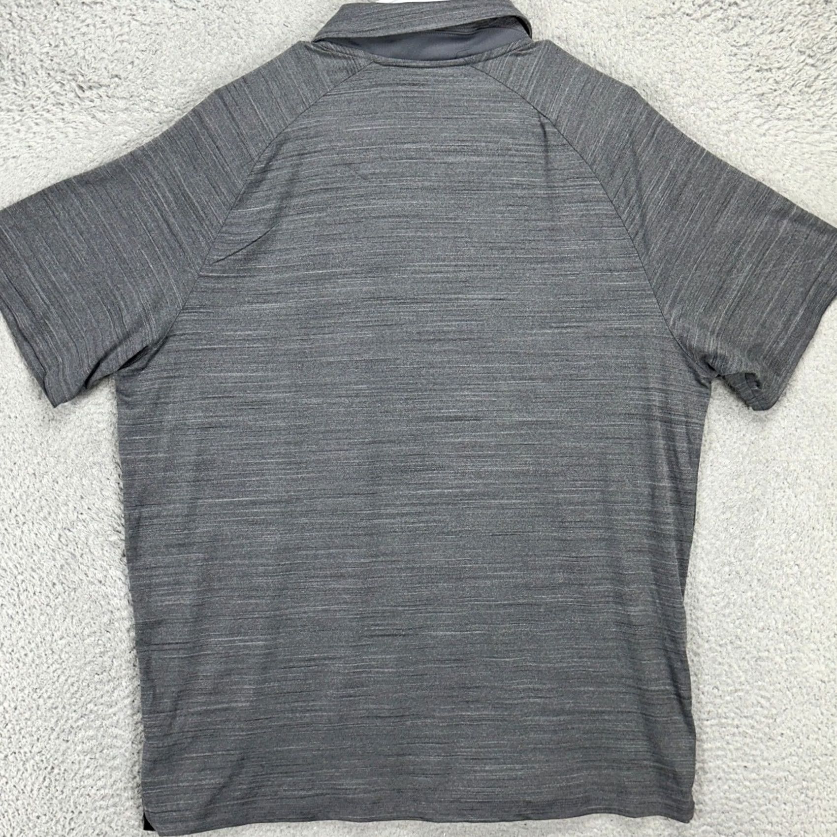 Hurley Hurley Men Golf Polo Shirt Large Gray Short Sleeve Performance Stretch Rugby NEW Size US L / EU 52-54 / 3 - 3 Thumbnail