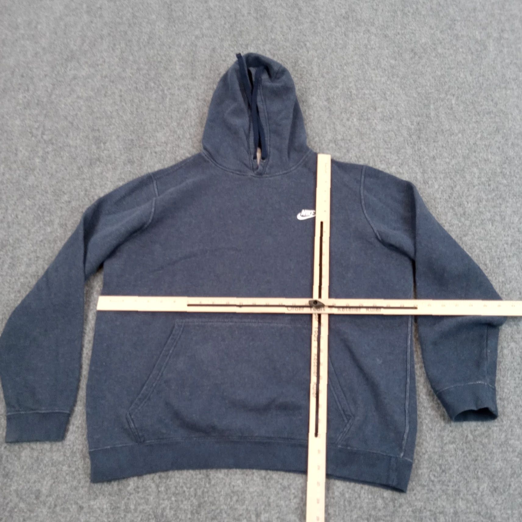 Nike Nike Blue Hooded Pullover Mens Sweater Extra Large Long Sleeve Casual Cotton Polyester Size US XL / EU 56 / 4 - 2 Thumbnail