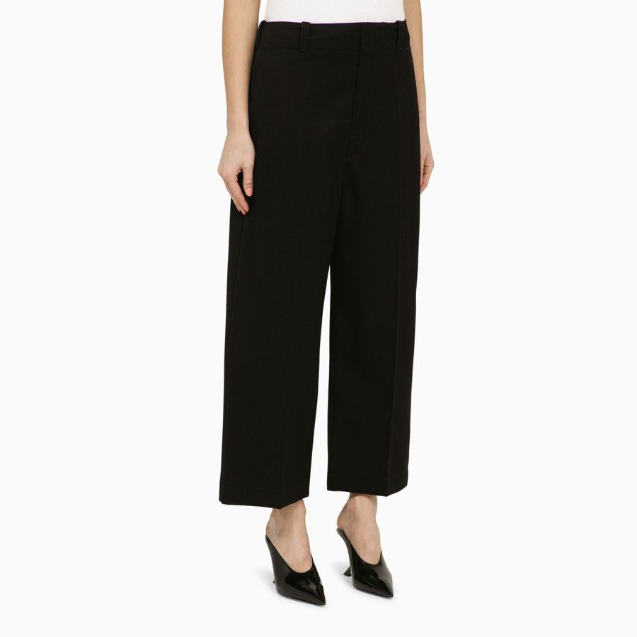Bottega Veneta o1d2blof0824 Wool Trousers in Black Size 27" / US 4 / IT 40 - 3 Thumbnail