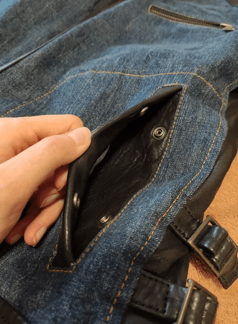 Other Mens Blue Denim Jacket sz M Italy new Size US M / EU 48-50 / 2 - 5 Thumbnail