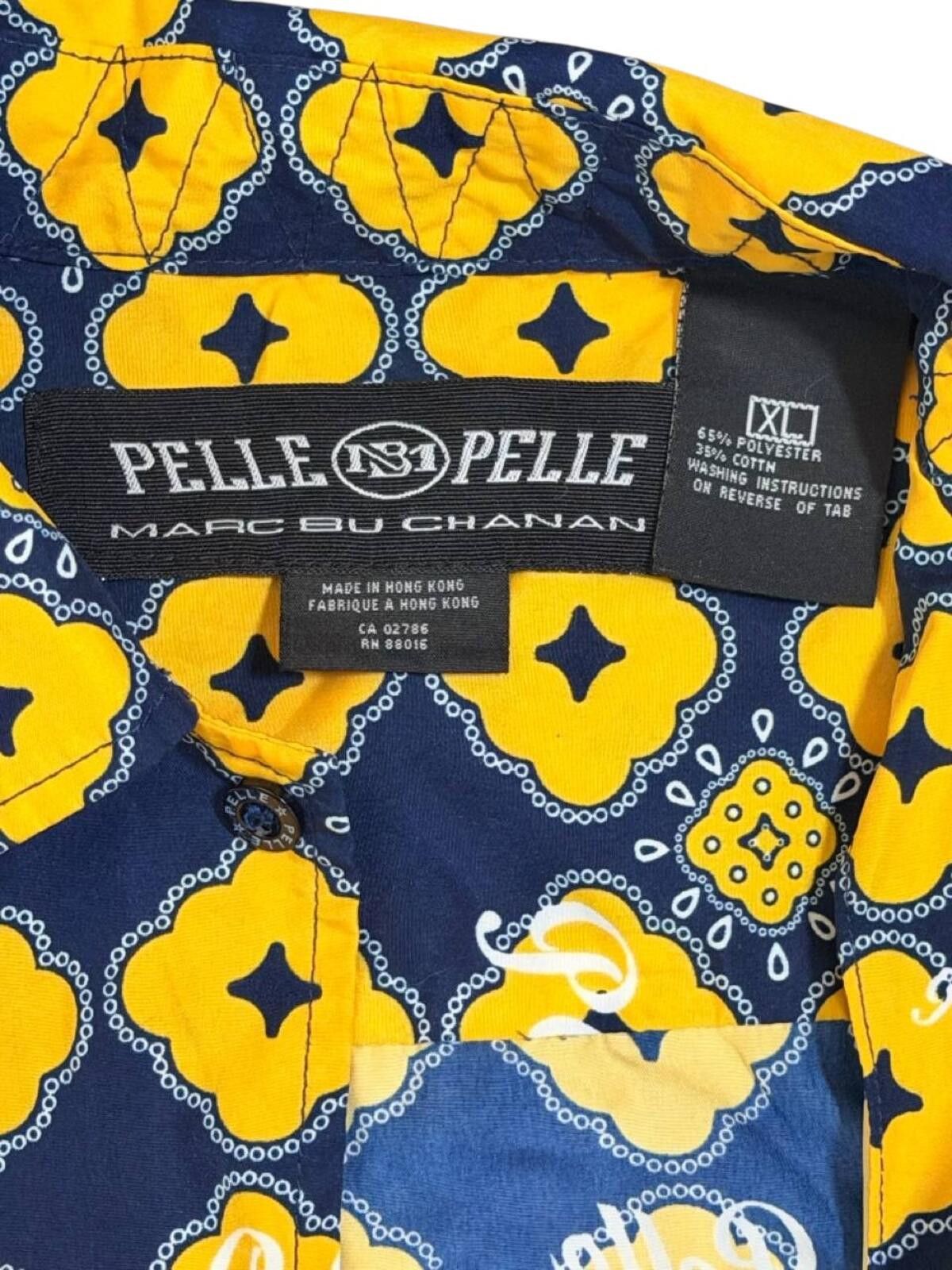 Pelle Pelle Pelle Pelle by Marc Buchanan Allover Print Button Up Shirt Size US XL / EU 56 / 4 - 3 Thumbnail