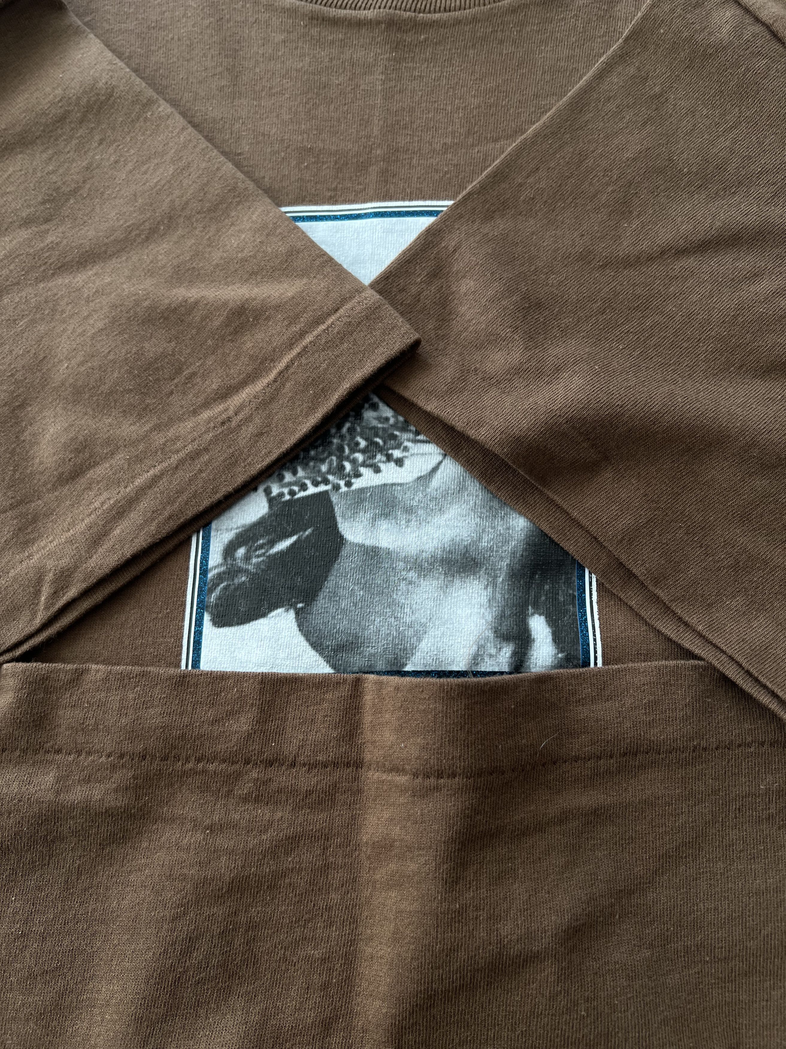 Vintage Vintage 90s Smokin Smoke Humor Comic Brown Tee Size US L / EU 52-54 / 3 - 6 Thumbnail