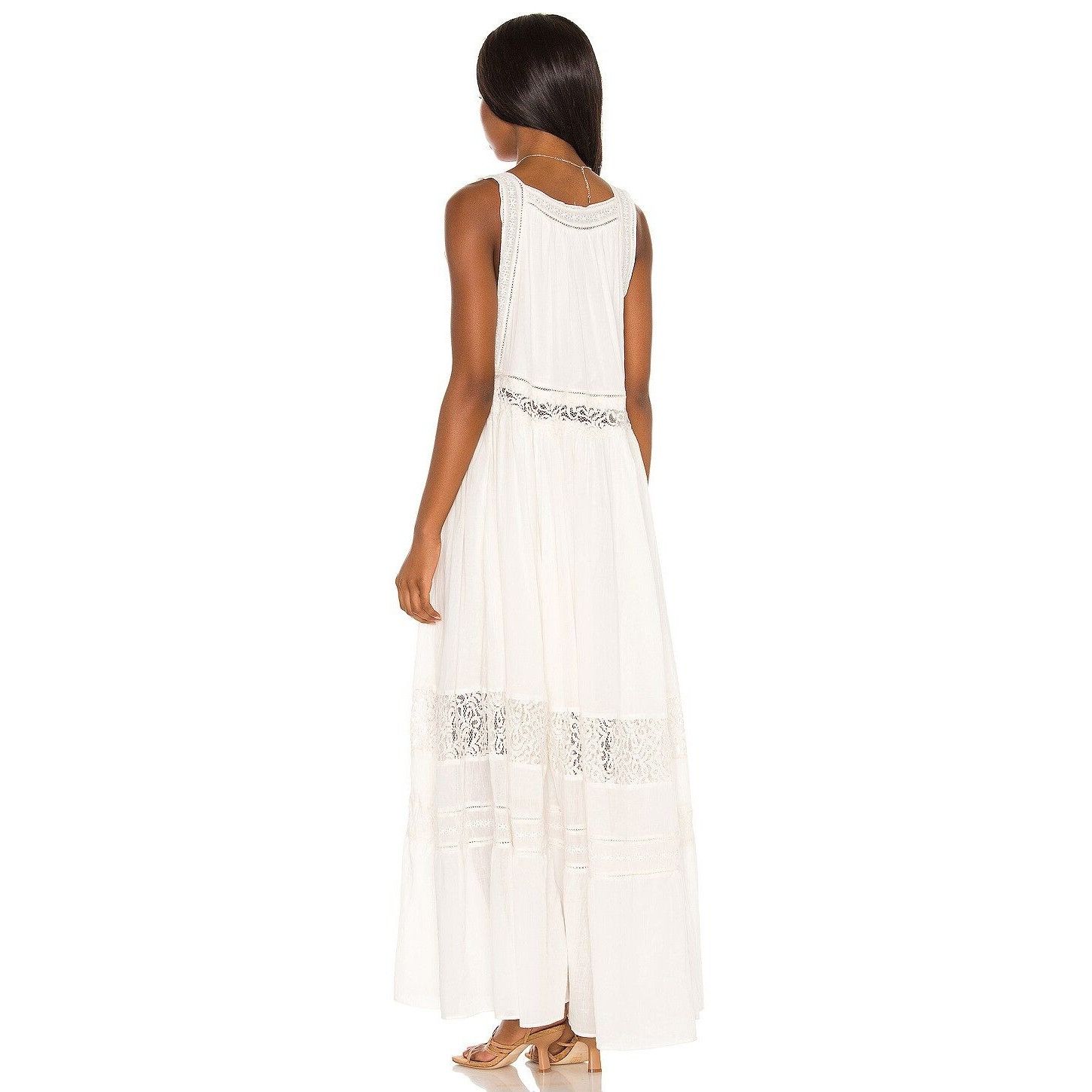 Free People Free People Carla Lace Maxi Dress Size XS / US 0-2 / IT 36-38 - 2 Thumbnail