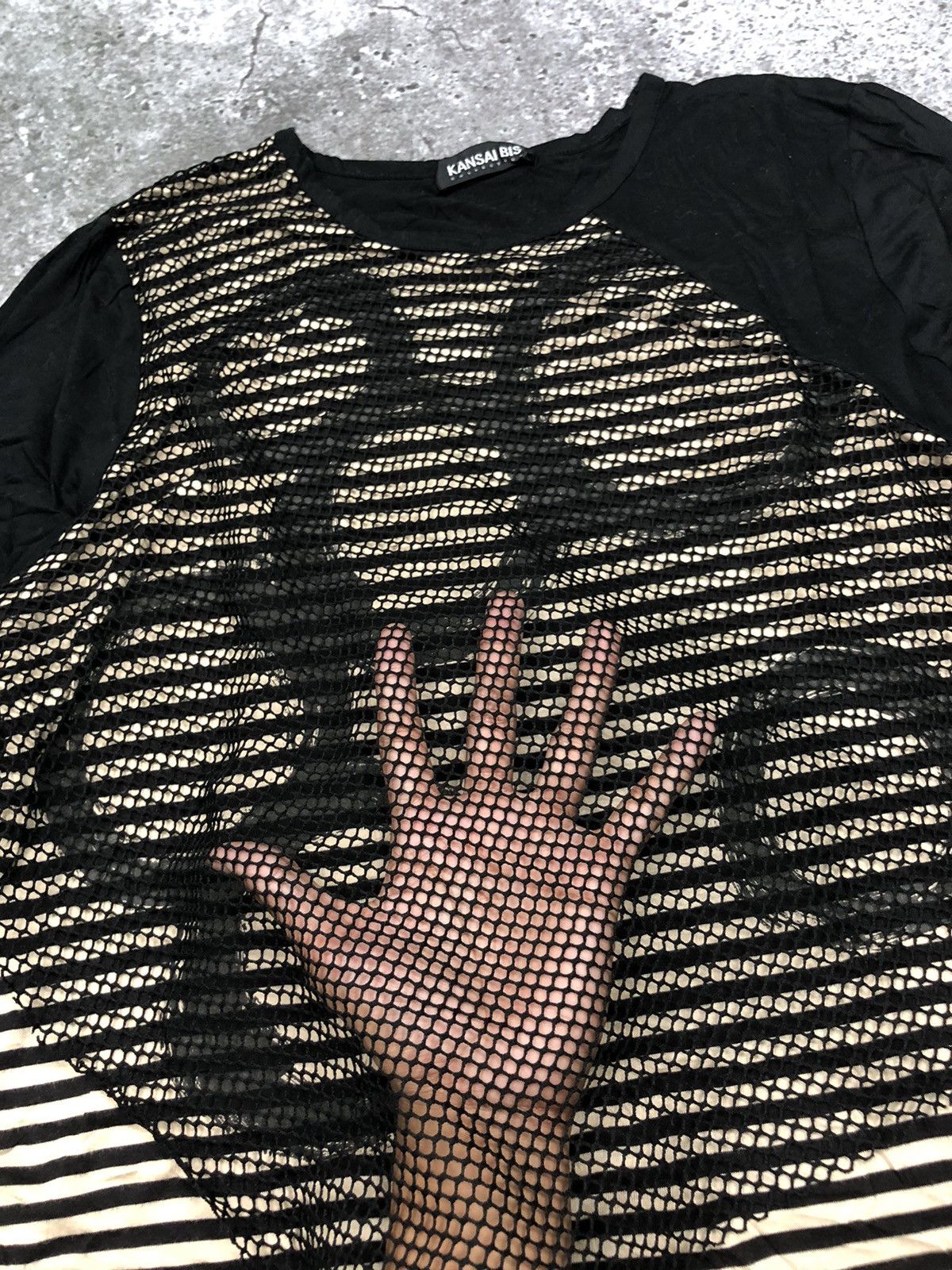 Comme des Garcons × Japanese Brand × Kansai Yamamoto KANSAI BIS RAWSHIRT Size US M / EU 48-50 / 2 - 4 Thumbnail