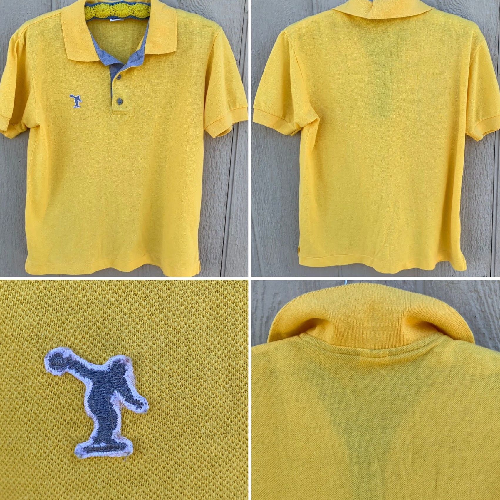 Vintage VINTAGE The Bowler International Polo Shirt Bowling Short Sleeve S Mens Yellow Logo Retro 90s Bowling Shirt Size US S / EU 44-46 / 1 - 2 Thumbnail
