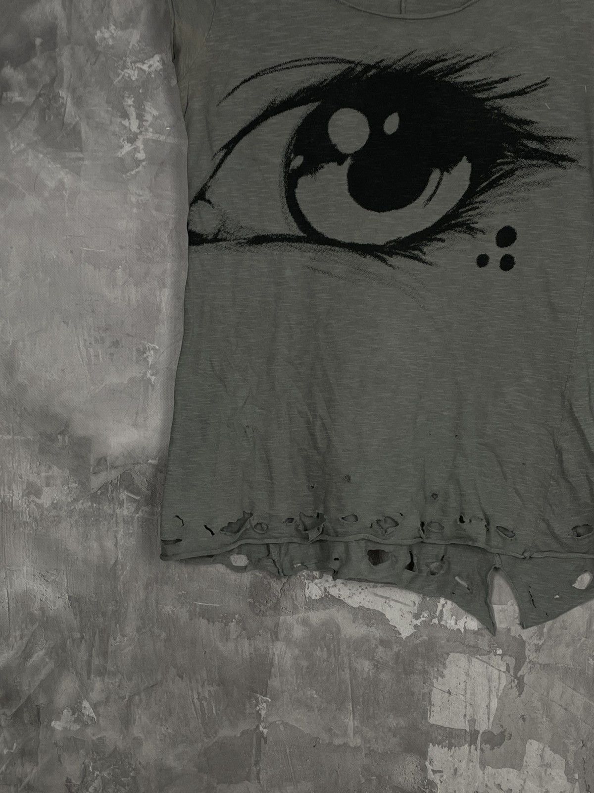 Hysteric Glamour × If Six Was Nine × Japanese Brand Vintage 00s Eye Logo Distressed Japanese Vibe T shirt Size XL / US 12-14 / IT 48-50 - 5 Thumbnail