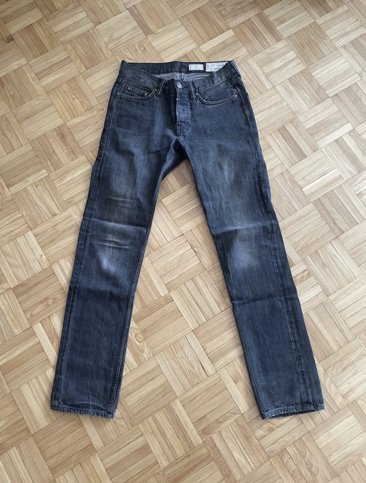 Allsaints AllSaints Spitalfields Black Denim Jeans 28" Waist Size US 28 / EU 44 - 1 Thumbnail