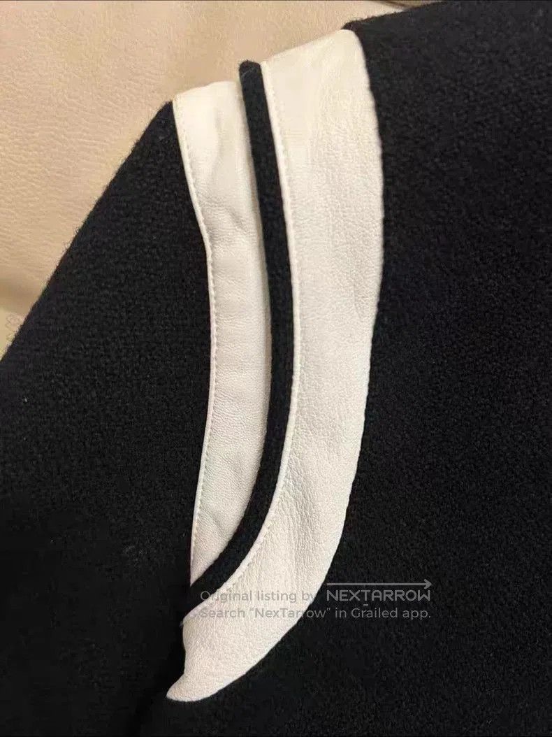 Saint Laurent Paris SLP 2014 Black White Varsity Jacket. Size US M / EU 48-50 / 2 - 3 Thumbnail