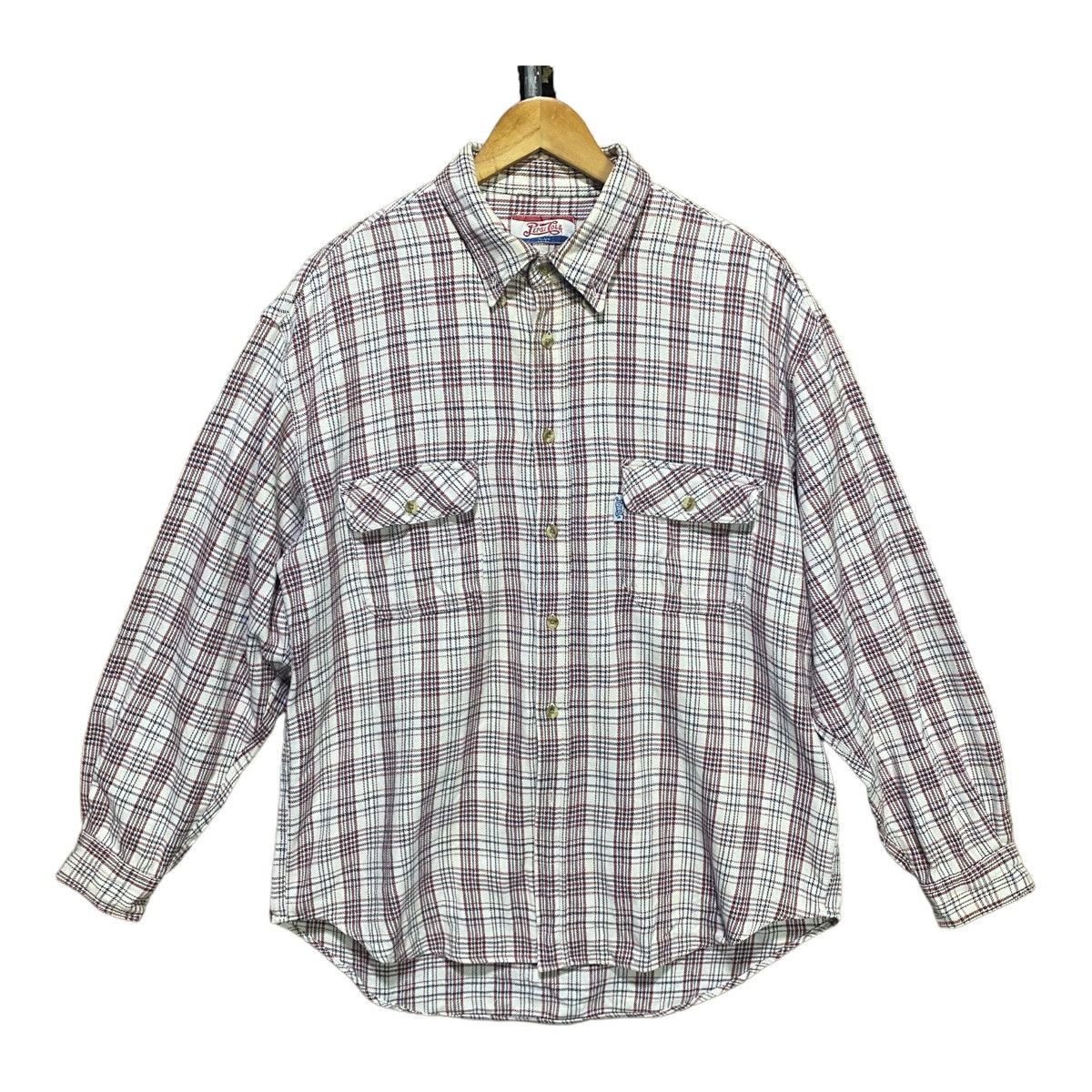 Flannel × Pepsi × Vintage Vintage Pepsicola Flannel Shirt Size US L / EU 52-54 / 3 - 1 Thumbnail