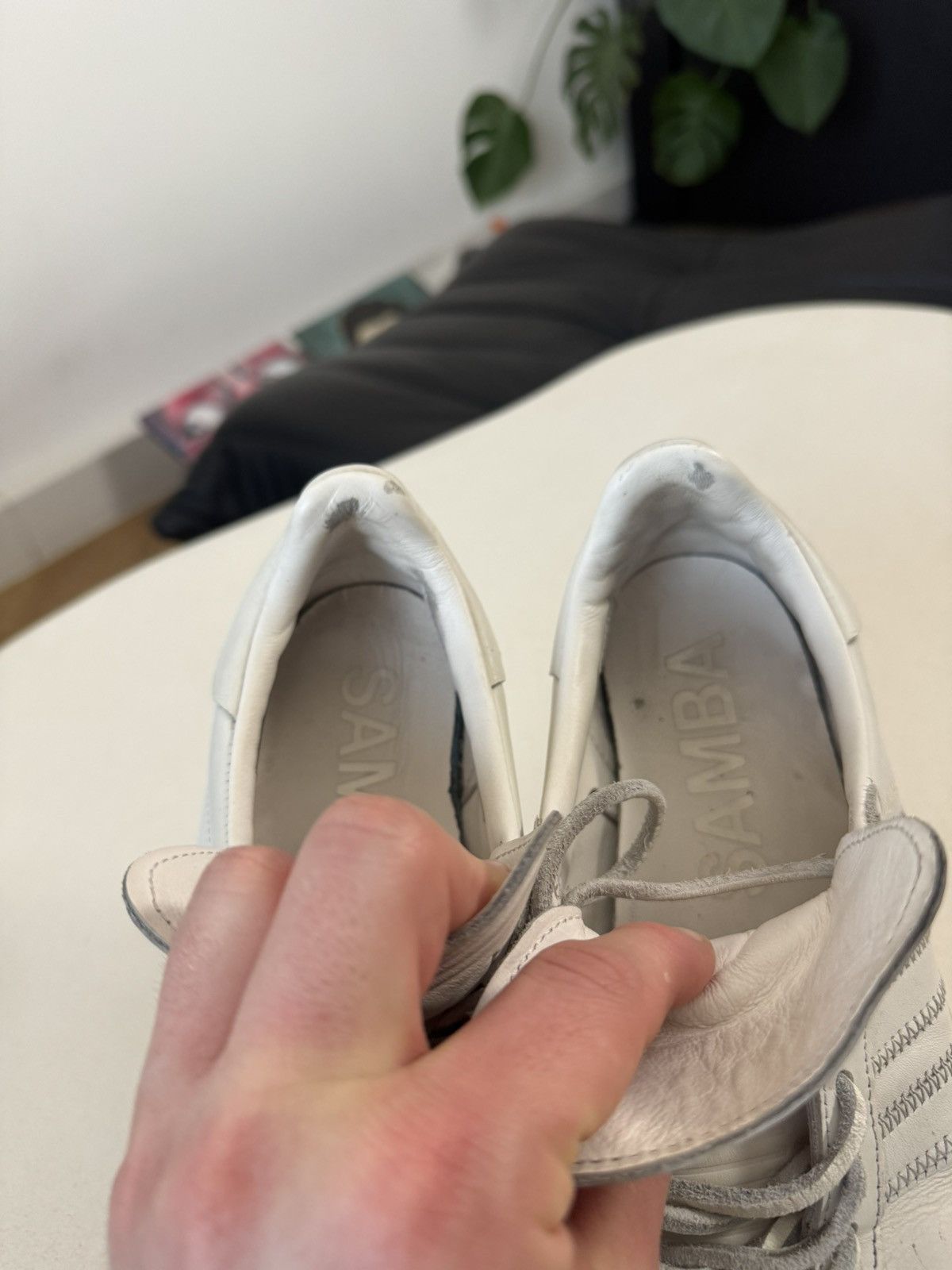 Adidas × Pharrell Adidas Samba × Pharrell Williams Humanrace White Low Leather Size US 9 / EU 42 - 7 Thumbnail