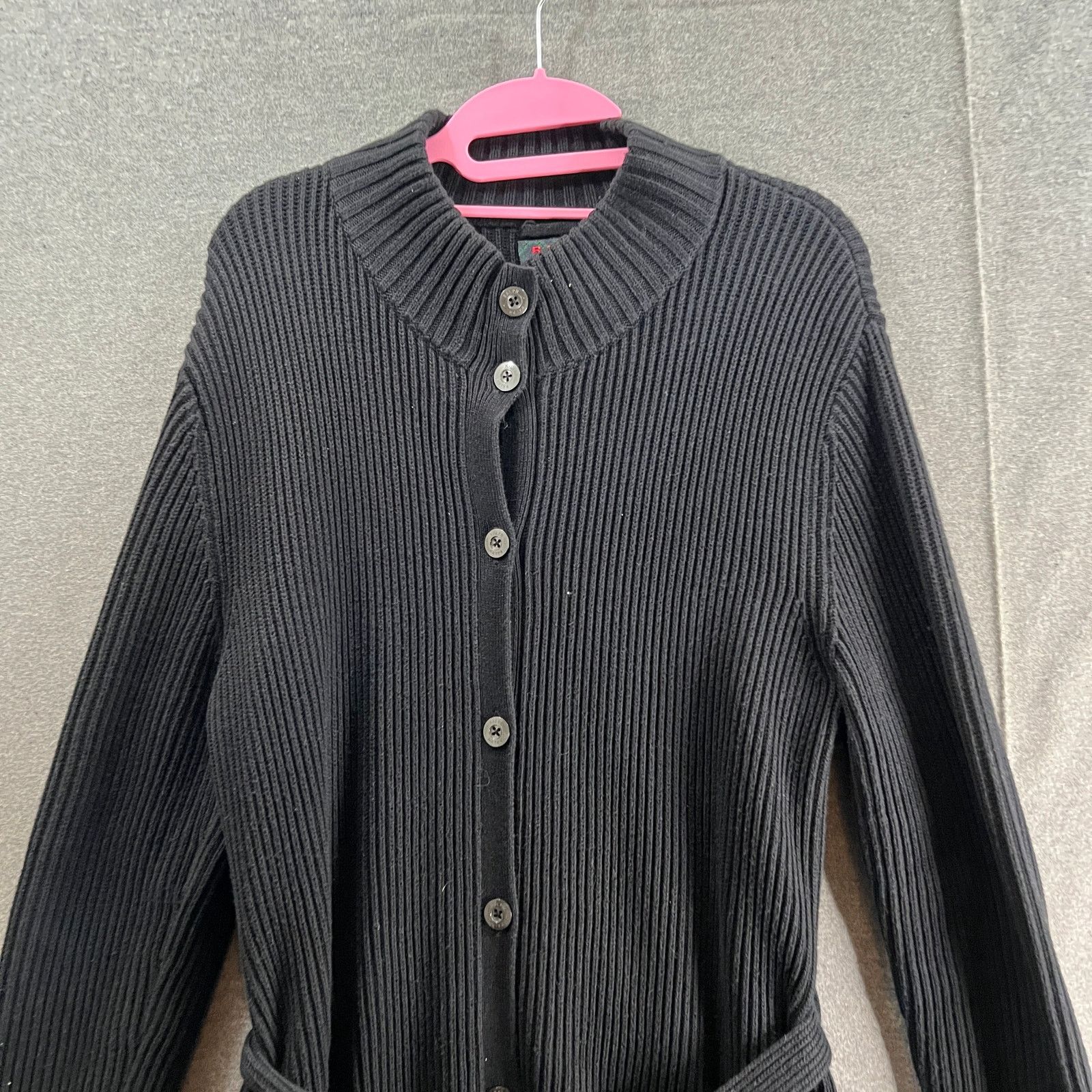 Ralph Lauren Ralph Lauren 100% Cotton Black Size L Knit Ribbed Size L / US 10 / IT 46 - 12 Thumbnail