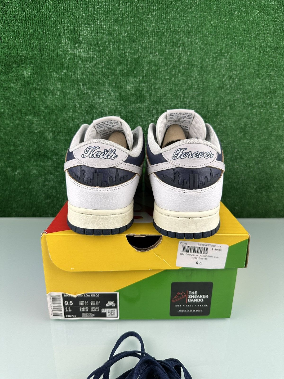 Nike SB Nike HUF x Dunk SB Low New York Size 9.5 Size US 9.5 / EU 42-43 - 7 Thumbnail