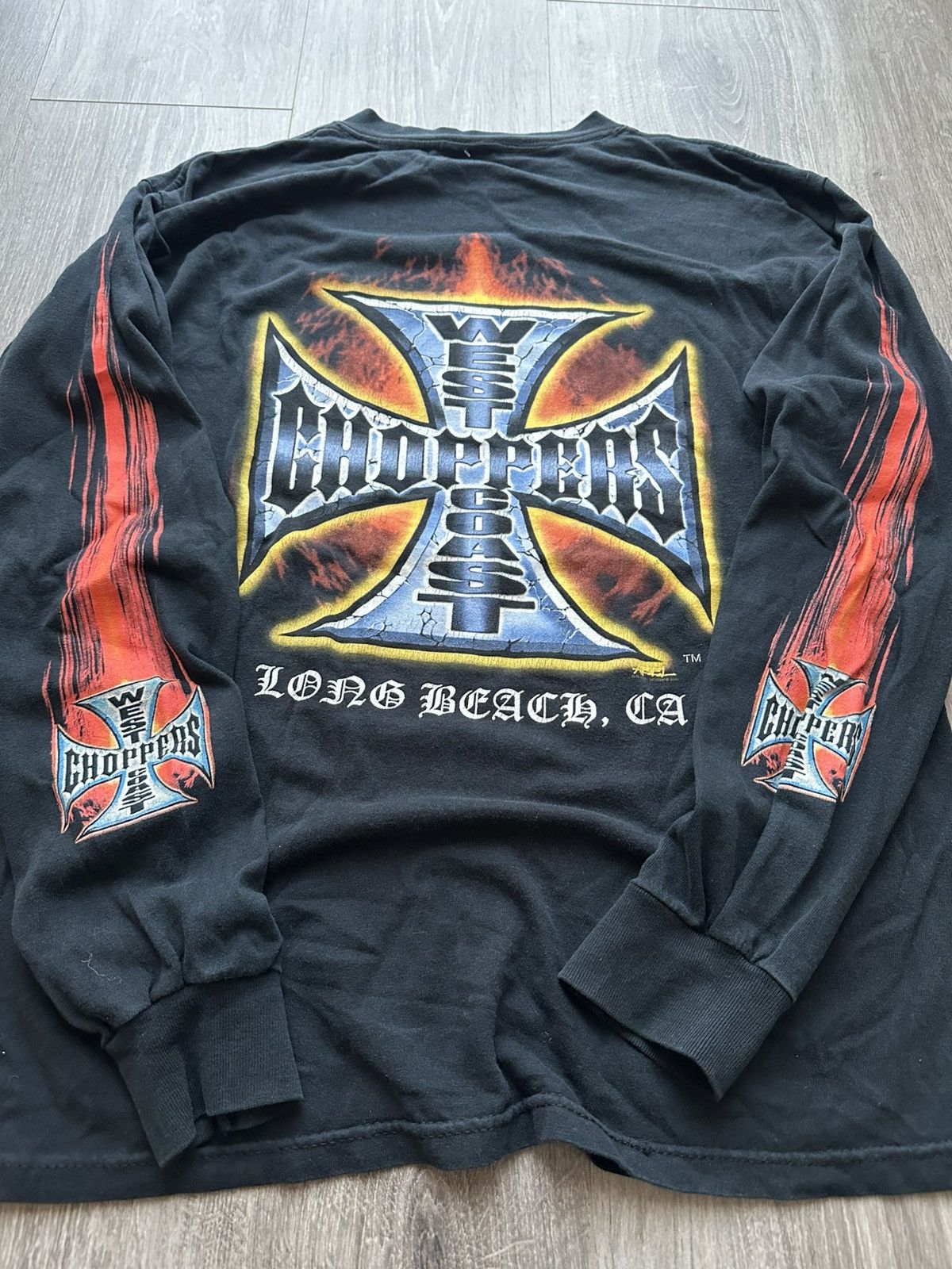 West Coast Choppers Westcoast Choppers Chrome hearts Longsleeve vintage Size US L / EU 52-54 / 3 - 6 Thumbnail