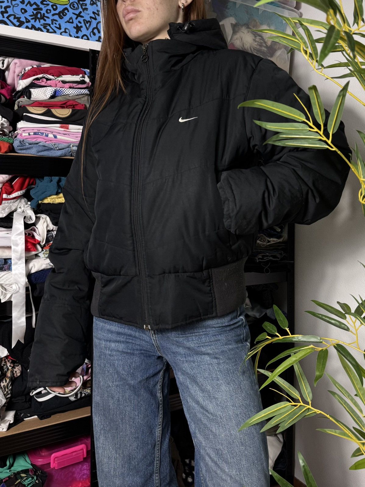 Nike VINTAGE NIKE 2000s CROPPED DOWN PUFFER JACKET Size XL / US 12-14 / IT 48-50 - 3 Thumbnail
